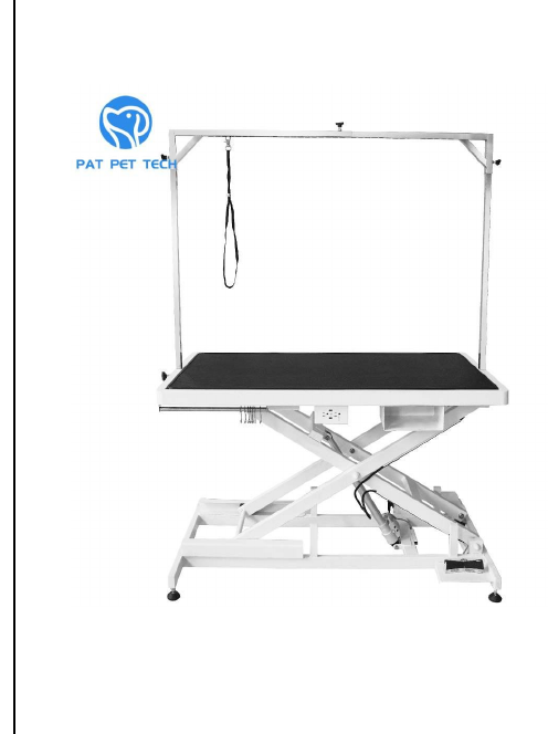 Column Grooming Table with Drawers (LED)