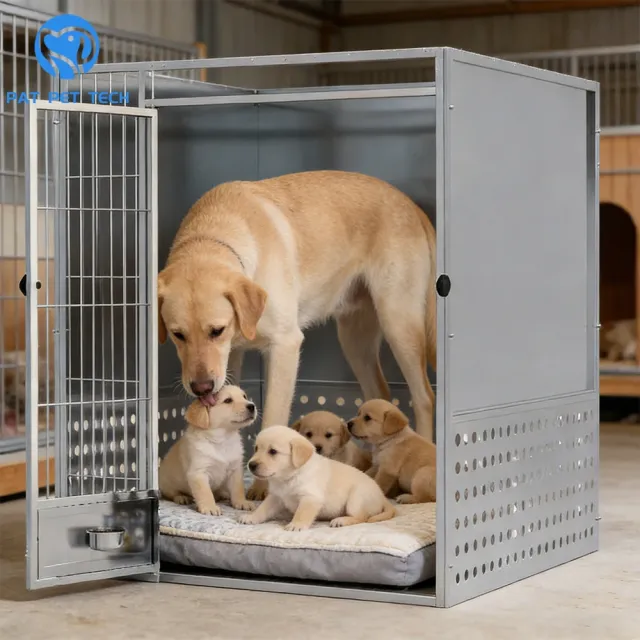 SUS304 Walk in Large Indoor Cage Heavy Duty Stainless Steel Large Dog Kennel